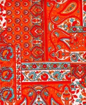 900 x 1200 Denier Coated  Polyester Fabric - Three Rivers Orange (Sold per Yard)