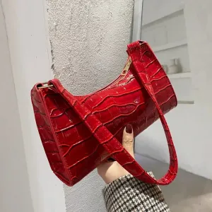 Amozae-Fashion Exquisite Shopping Bag Retro Casual Women Totes Shoulder Bags Female Leather Solid Color Chain Handbag for Women 2024