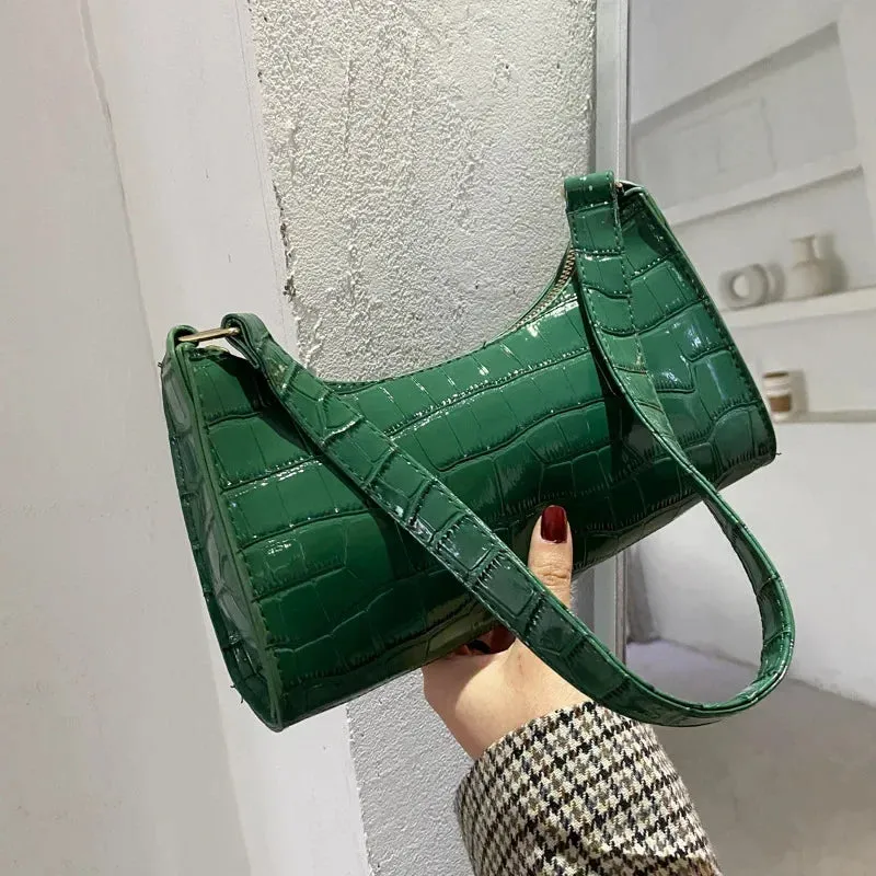 Amozae-Fashion Exquisite Shopping Bag Retro Casual Women Totes Shoulder Bags Female Leather Solid Color Chain Handbag for Women 2024