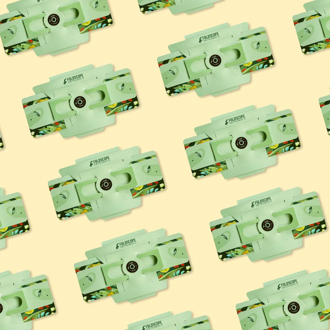 Basic Classroom Kit 2.0 (20 Foldscope 2.0 Paper Microscopes).