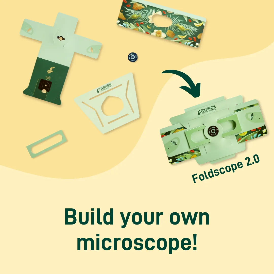 Basic Classroom Kit 2.0 (20 Foldscope 2.0 Paper Microscopes).