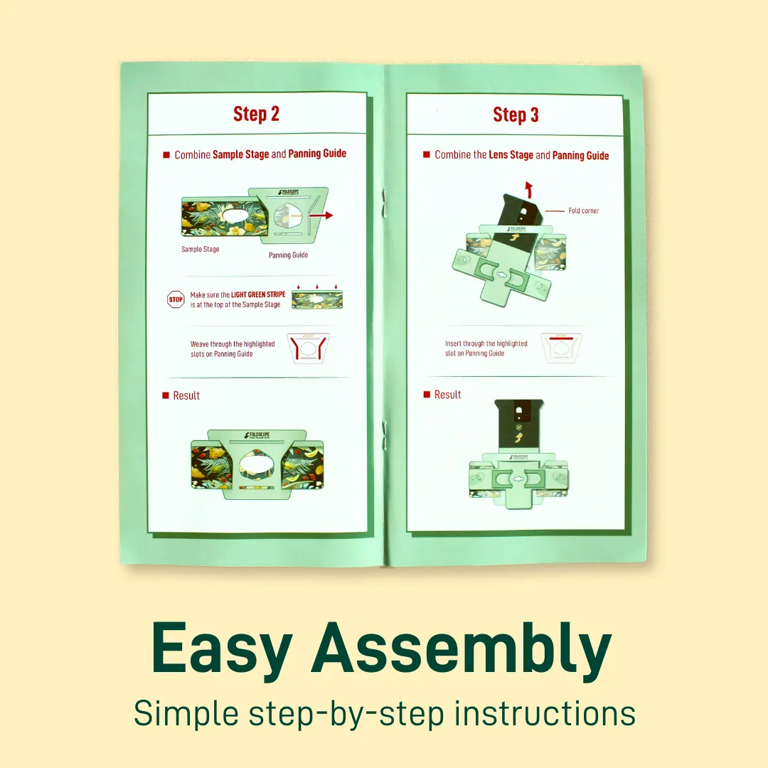 Basic Classroom Kit 2.0 (20 Foldscope 2.0 Paper Microscopes).