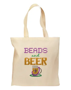 Beads And Beer Grocery Tote Bag