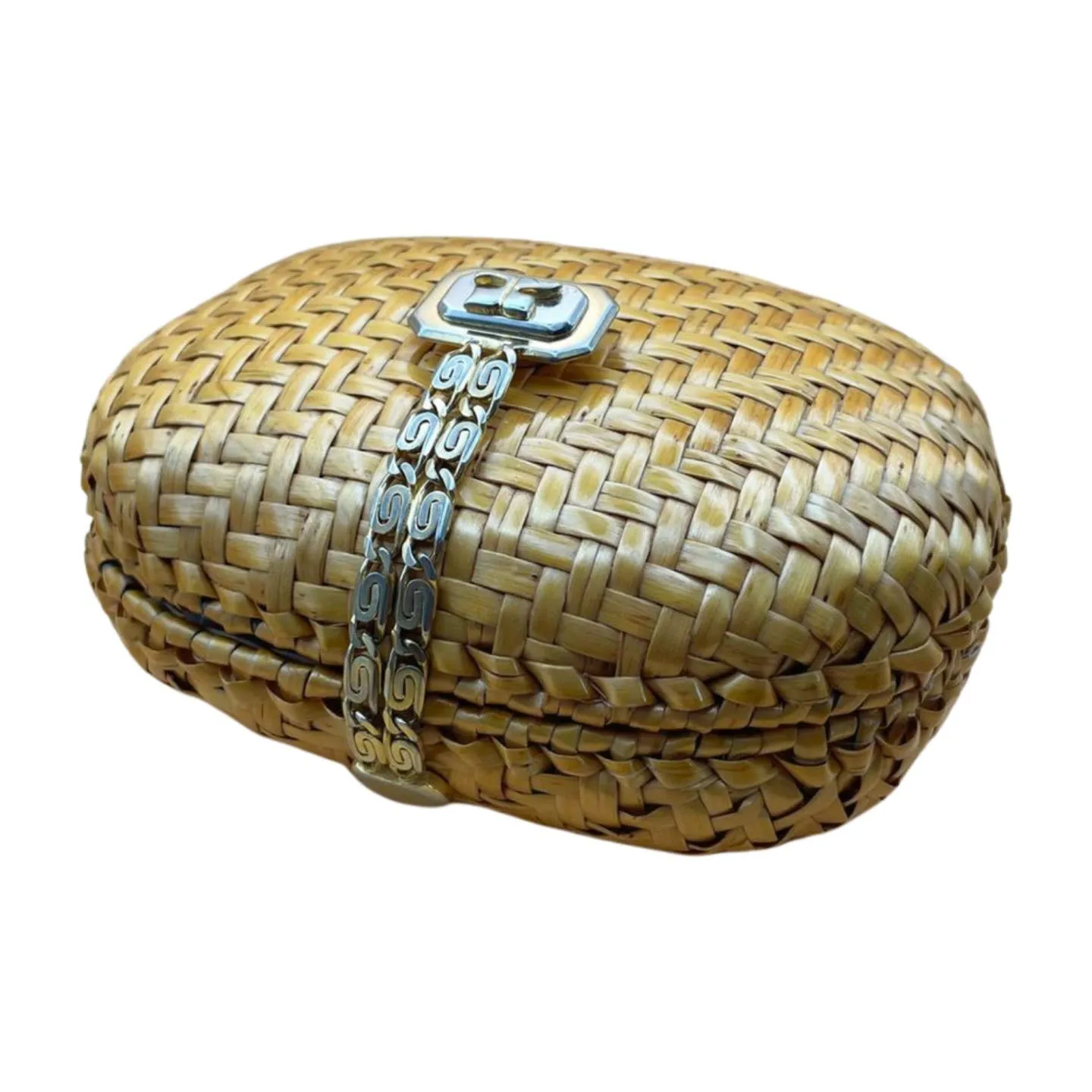 Courreges Woven Basket Bag