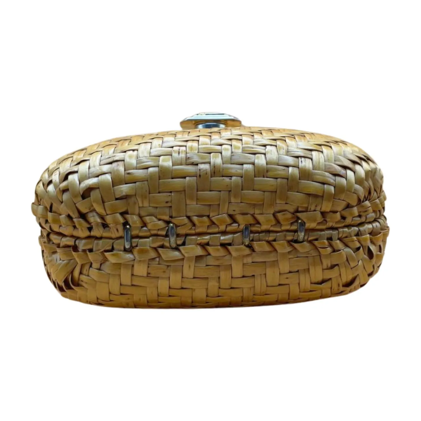 Courreges Woven Basket Bag