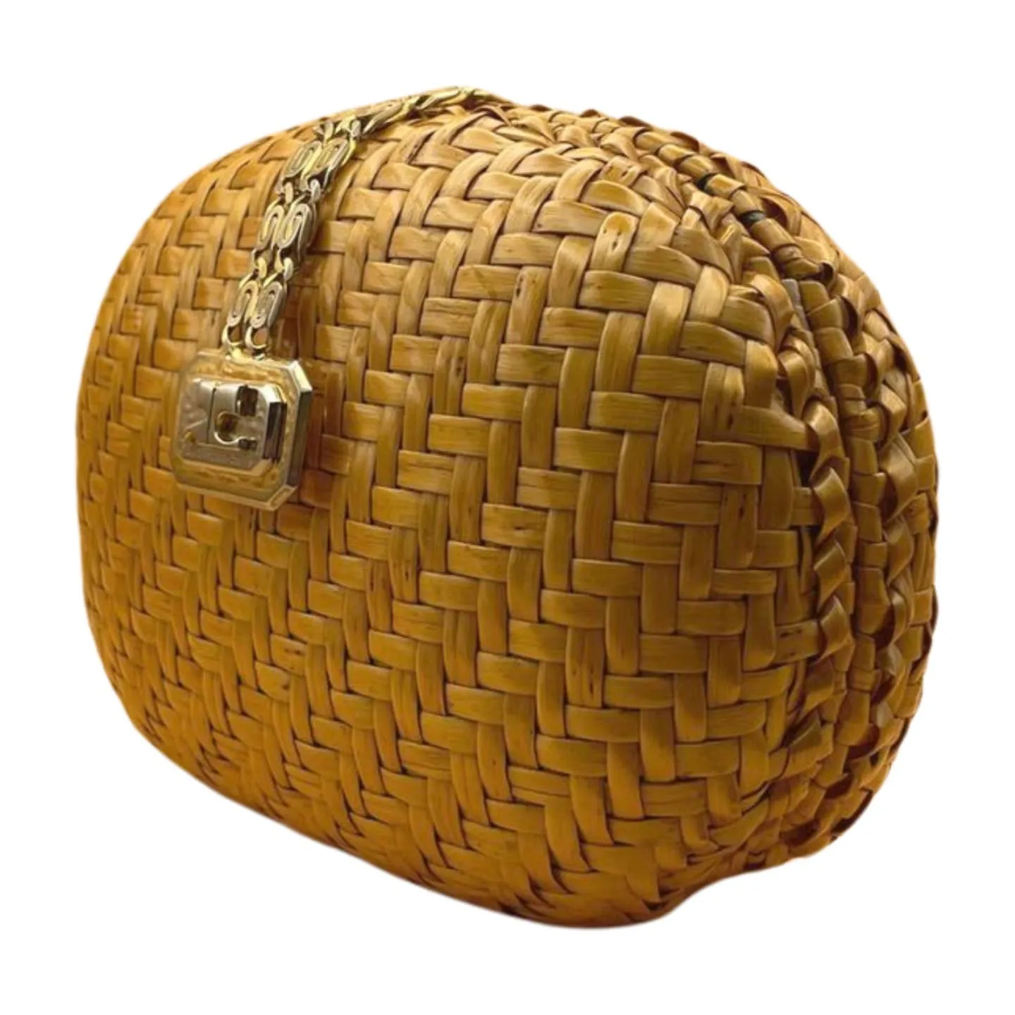 Courreges Woven Basket Bag