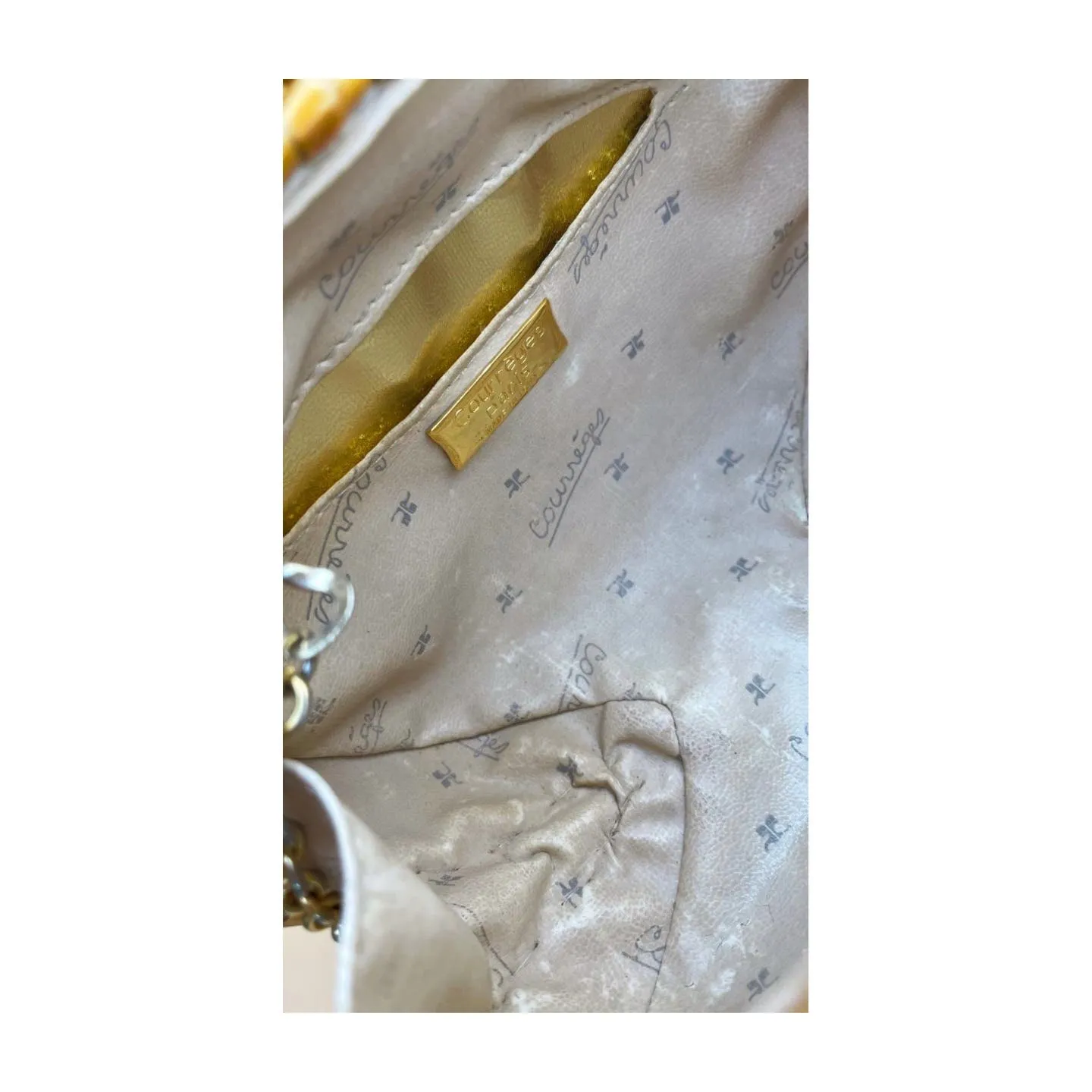 Courreges Woven Basket Bag