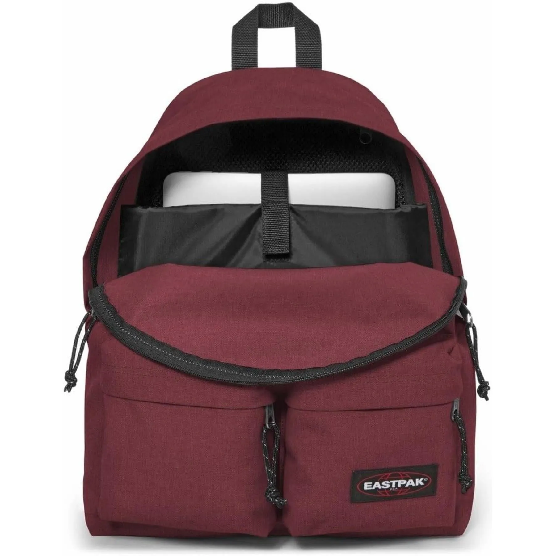 EastPak Padded Doubl'r Crafty Wine Twin Pocket Backpack
