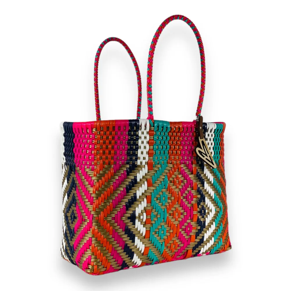 Maria Victoria | Dune Tote | Upcycled, Handwoven, Multicolor Tote