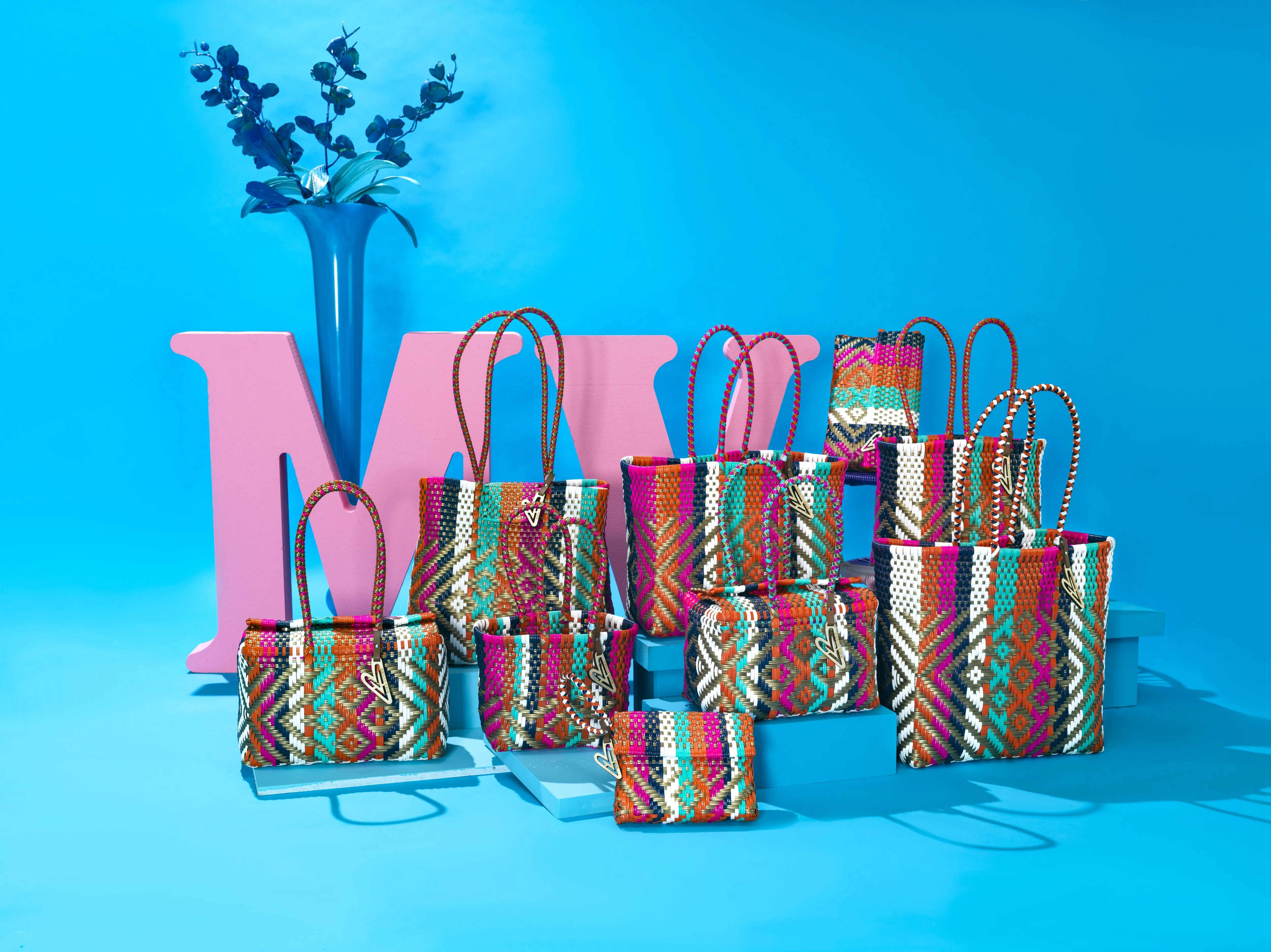 Maria Victoria | Dune Tote | Upcycled, Handwoven, Multicolor Tote