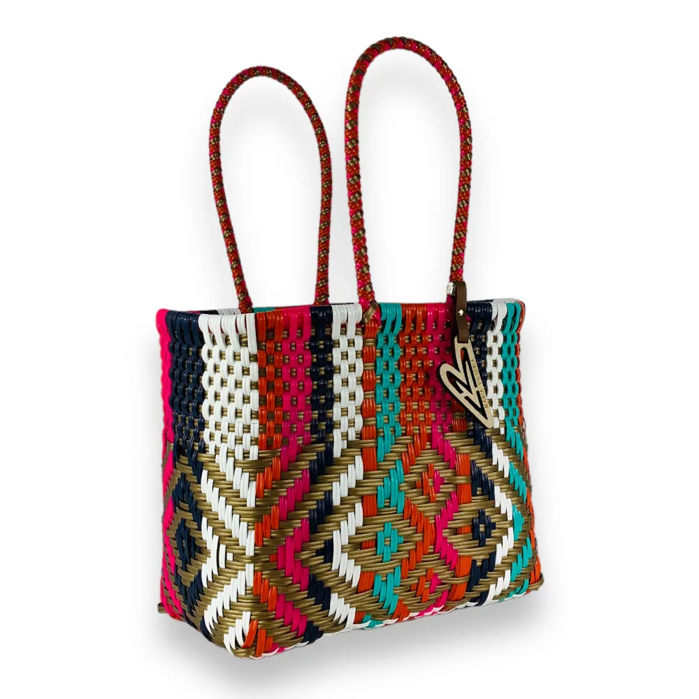 Maria Victoria | Dune Tote | Upcycled, Handwoven, Multicolor Tote