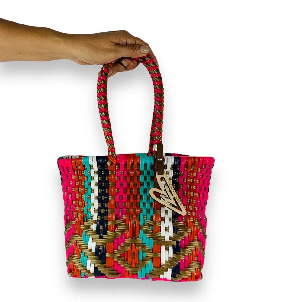 Maria Victoria | Dune Tote | Upcycled, Handwoven, Multicolor Tote