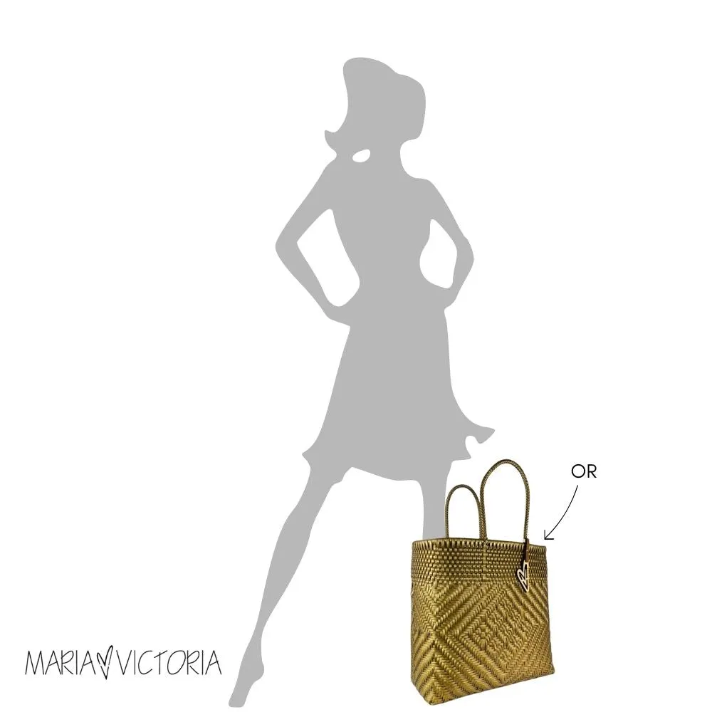 Maria Victoria | Dune Tote | Upcycled, Handwoven, Multicolor Tote