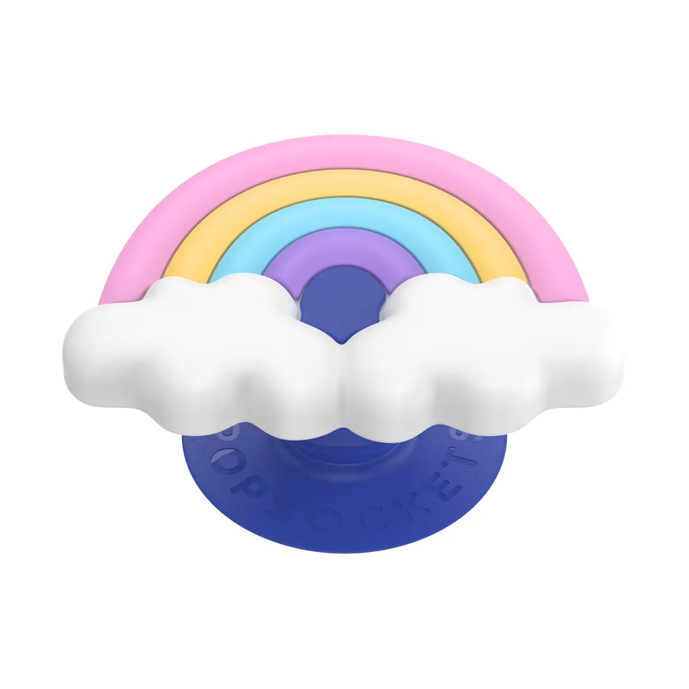 PopSockets PopGrip Premium| Gel Phone Grip & KickStand, Removable Reusable Washable, Works with  Smooth Hard Plastic Case, Easy Remove Top for Wireless Charging - Rainbow