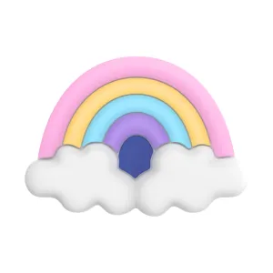 PopSockets PopGrip Premium| Gel Phone Grip & KickStand, Removable Reusable Washable, Works with  Smooth Hard Plastic Case, Easy Remove Top for Wireless Charging - Rainbow