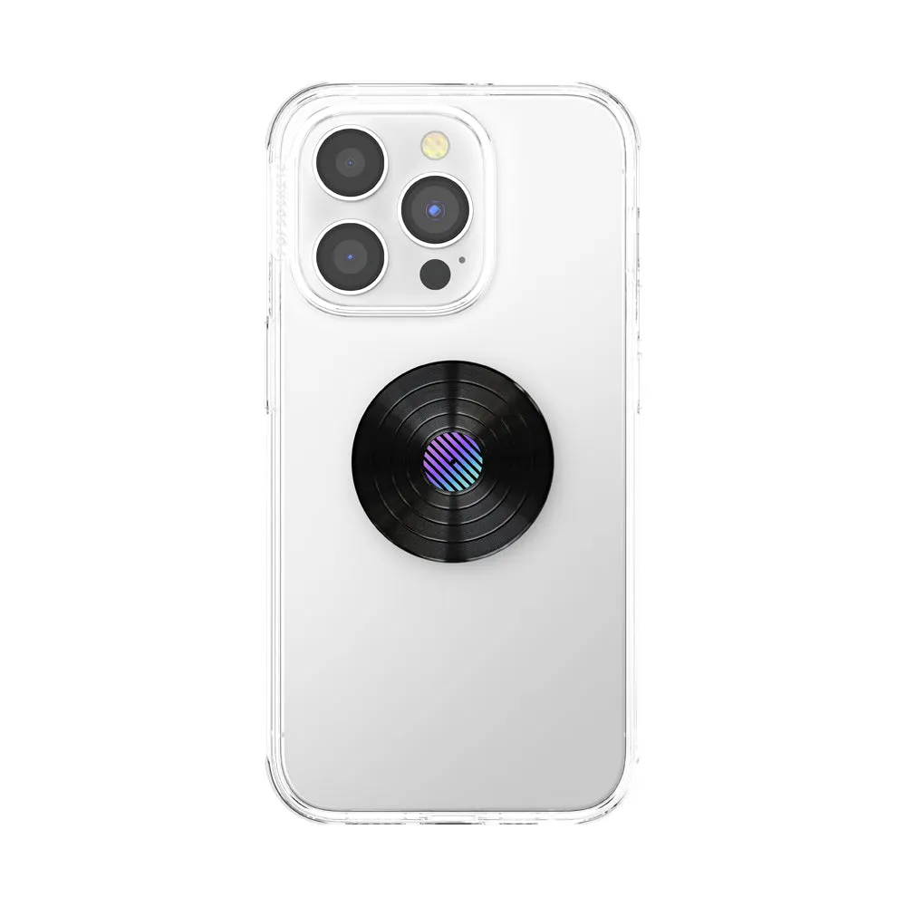 PopSockets PopGrip Premium| Gel Phone Grip & KickStand, Removable Reusable Washable, Works with  Smooth Hard Plastic Case, Easy Remove Top for Wireless Charging - Retro Vinyl