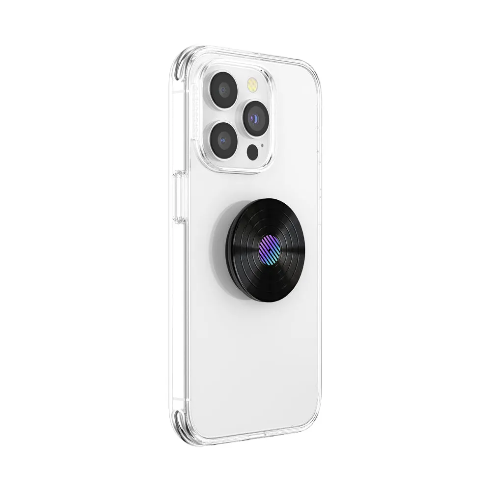 PopSockets PopGrip Premium| Gel Phone Grip & KickStand, Removable Reusable Washable, Works with  Smooth Hard Plastic Case, Easy Remove Top for Wireless Charging - Retro Vinyl