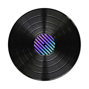 PopSockets PopGrip Premium| Gel Phone Grip & KickStand, Removable Reusable Washable, Works with  Smooth Hard Plastic Case, Easy Remove Top for Wireless Charging - Retro Vinyl