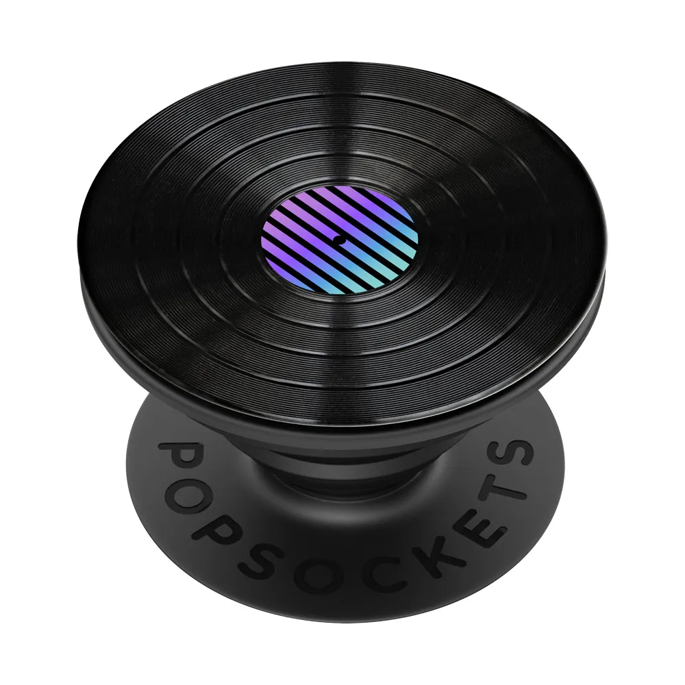 PopSockets PopGrip Premium| Gel Phone Grip & KickStand, Removable Reusable Washable, Works with  Smooth Hard Plastic Case, Easy Remove Top for Wireless Charging - Retro Vinyl