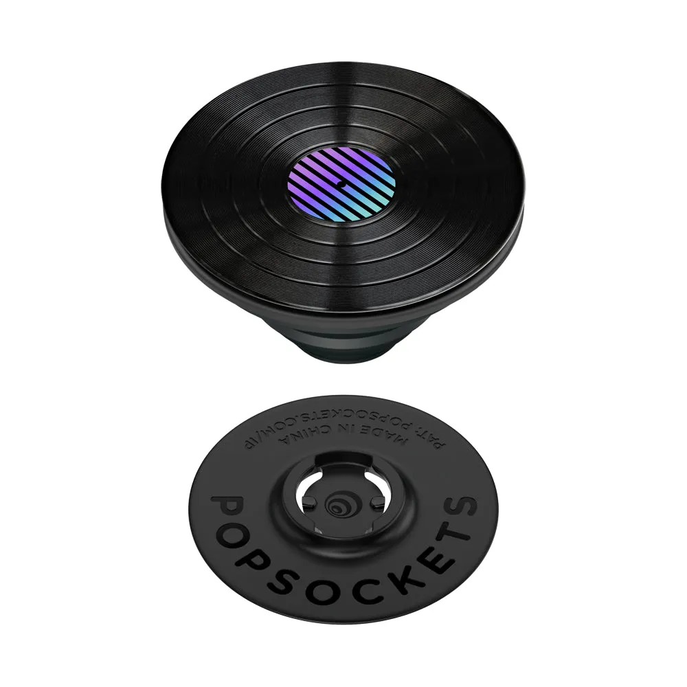 PopSockets PopGrip Premium| Gel Phone Grip & KickStand, Removable Reusable Washable, Works with  Smooth Hard Plastic Case, Easy Remove Top for Wireless Charging - Retro Vinyl