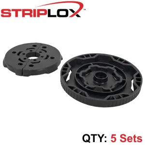 STRIPLOX STRIPLOX 180D BLACK BULK BAG BLACK (5 SETS) STRIP225114103