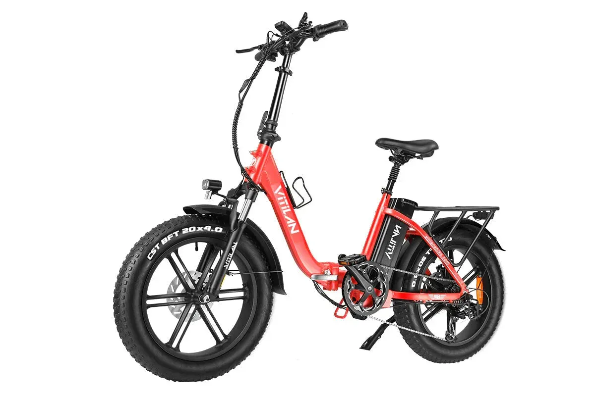 Vitilan U7 Step-thru Foldable Fat Tire Electric Bike